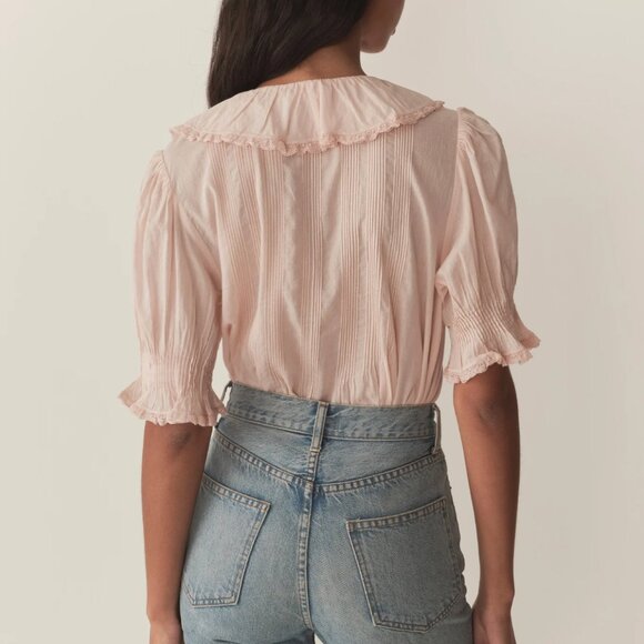 Dôen NWT Henri Blouse in Blush Size M - Picture 3 of 5